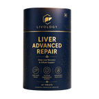 Livology Liver Advanced Repair – Ayurvedic Liver Detox Tablets for Fatty Liver, Digestion & Energy Support