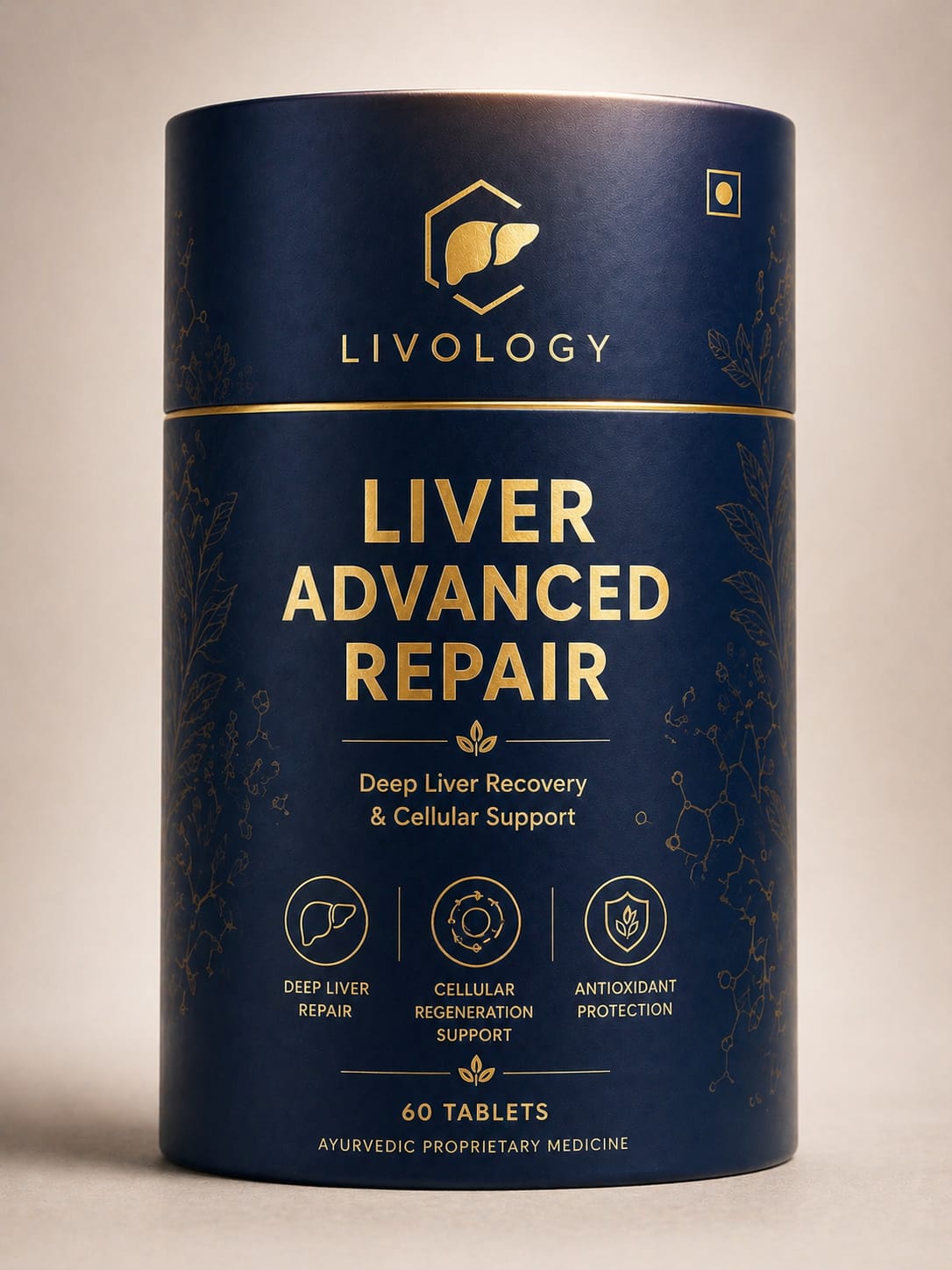 Livology Liver Advanced Repair – Ayurvedic Liver Detox Tablets for Fatty Liver, Digestion & Energy Support